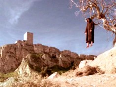hanged and then fell lie